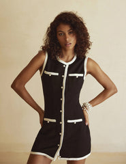 Sabina Button-Front Dress