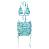 Morana Psychedelic Print Bandage Bikini Set