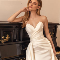 Amalina Satin Backless Gown