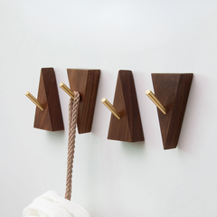 Nordic Tri-Walnut Hook