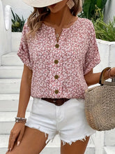 Floral Pink Print Blouse