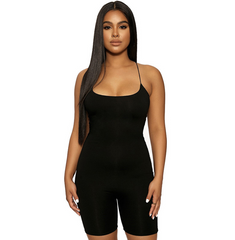 Black Romper Bodysuit