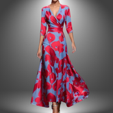 Printed Wrap Dress