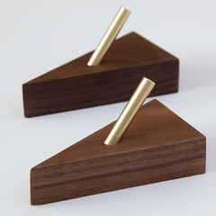 Nordic Tri-Walnut Hook