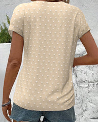 Button Down V-Neck Shirt