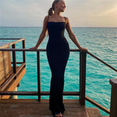 Sanya Slinky Low Back Maxi Dress