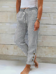 Casual Striped Pants