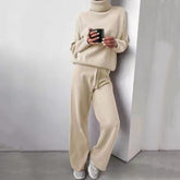 Oversized Turtleneck Sweatshirt & Pants set