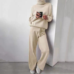 Oversized Turtleneck Sweatshirt & Pants set