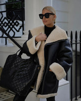 New York Teddy Lined Bomber Jacket