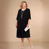 Timeless Layered Elegance Dress