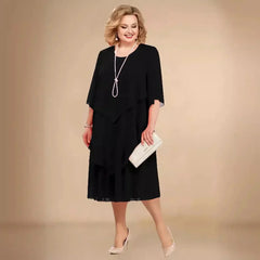 Timeless Layered Elegance Dress