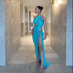 Aphrodite Metallic Cocktail Dress