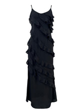 Rosalina Chiffon Ruffle Maxi Dress