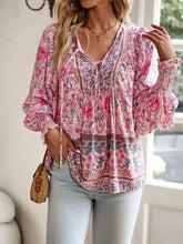 Boho Floral Blouse