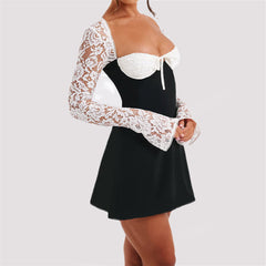 JACINTA ENCHANTED LACE MILKMAID MINI DRESS