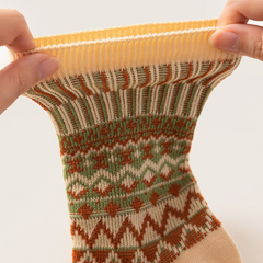 Nordic Knit Cotton Socks