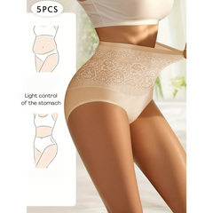 Pack of 5 High-Waisted Shaping Panties