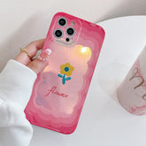 Gradient Flower iPhone Case