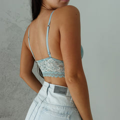 Ariana Bralette - Antique Light Blue