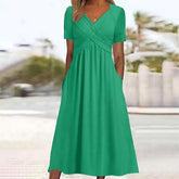 Casual Elegance Midi Dress
