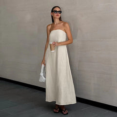 Donnie Backless Midi Dress