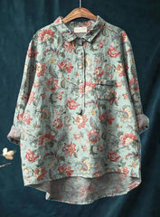 Cozy Floral Blouse