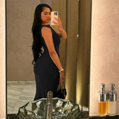 Mila Plissé High-Waist Slip Dress