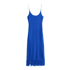 Evelyn Knitted Tassel Dress