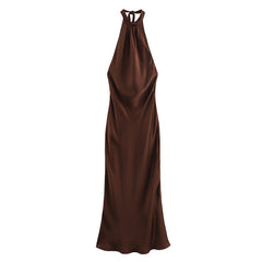 Valentina Halterneck Maxi Dress