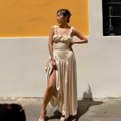 Noreen Drop Waist Maxi Dress