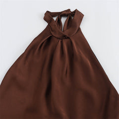 Valentina Halterneck Maxi Dress