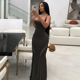 Lyra Shirring Maxi Dress