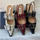 Belmont Buckle Heels