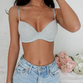 Alissa Bra - Heather Grey