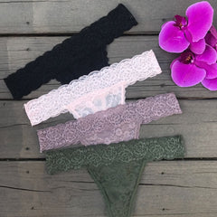 Bethany Thong Set - Olive