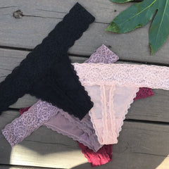 Bethany Thong Set - Burgundy
