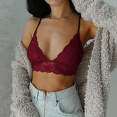 Michelle Bralette - Burgundy