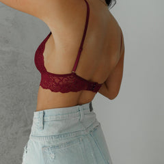 Michelle Bralette - Burgundy