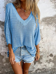 Loose Crochet Beach Top