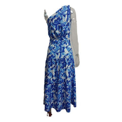 Jayma Print Maxi Dress - Blue
