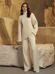 Karis Ribbed Knit Sweater & Joggers Set