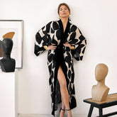 Sakura Printed Wrap Dress