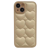 Coffee Cream Heart iPhone Case
