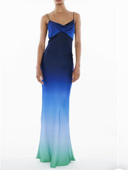 Alessandra Ombre Slip Dress