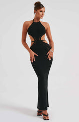 Delia Maxi Dress - Black