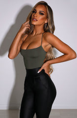 Elena Bodysuit - Khaki