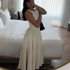 Zara Hollowed-Out A-Line Dress