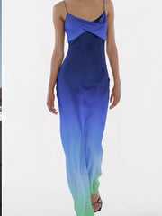 Alessandra Ombre Slip Dress