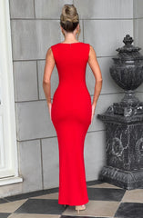 Helena Maxi Dress - Red